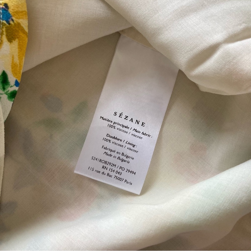NWT Sezane x Momoni Horta dress size 38 - Picture 12 of 13